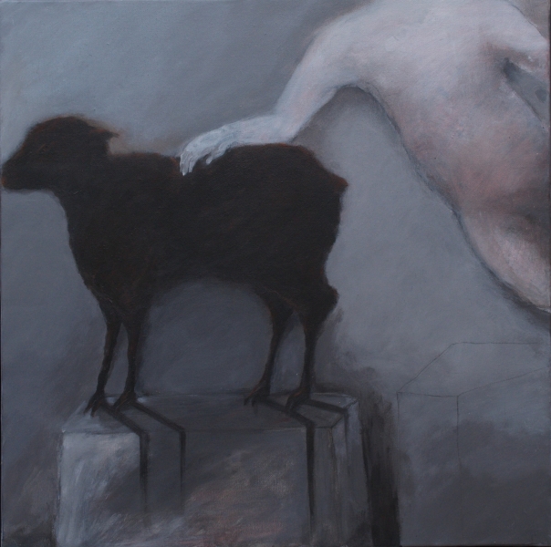 01-le mouton noir-acrylique sur toile-50x50cm mis en 1920 300 dpi