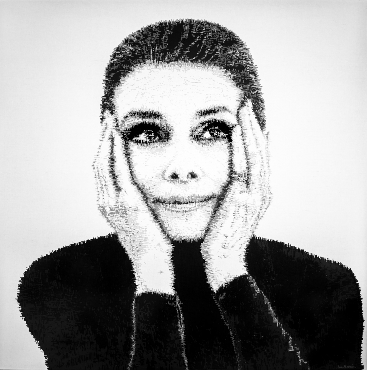 オードリー・ヘプバーン イラスト 大判 woodprint オードリー・ヘプバーン-ACT ON ART Paris